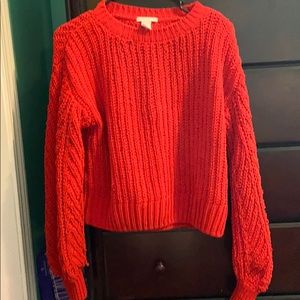 H&M red sweater